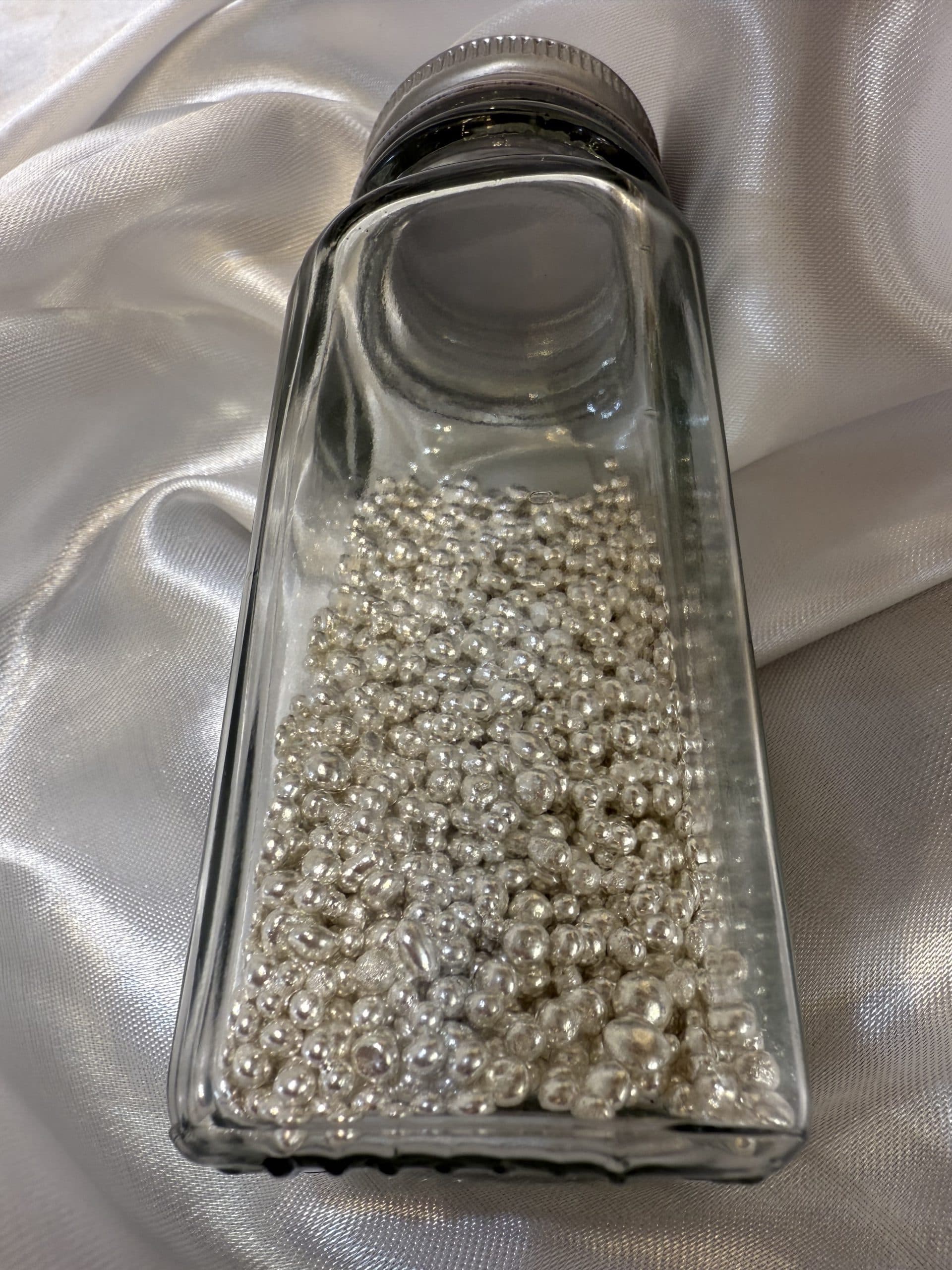 ساچمه نقره عیار ⁹⁹⁹.⁹ (200گرم ) سوییسی - تصویر 2