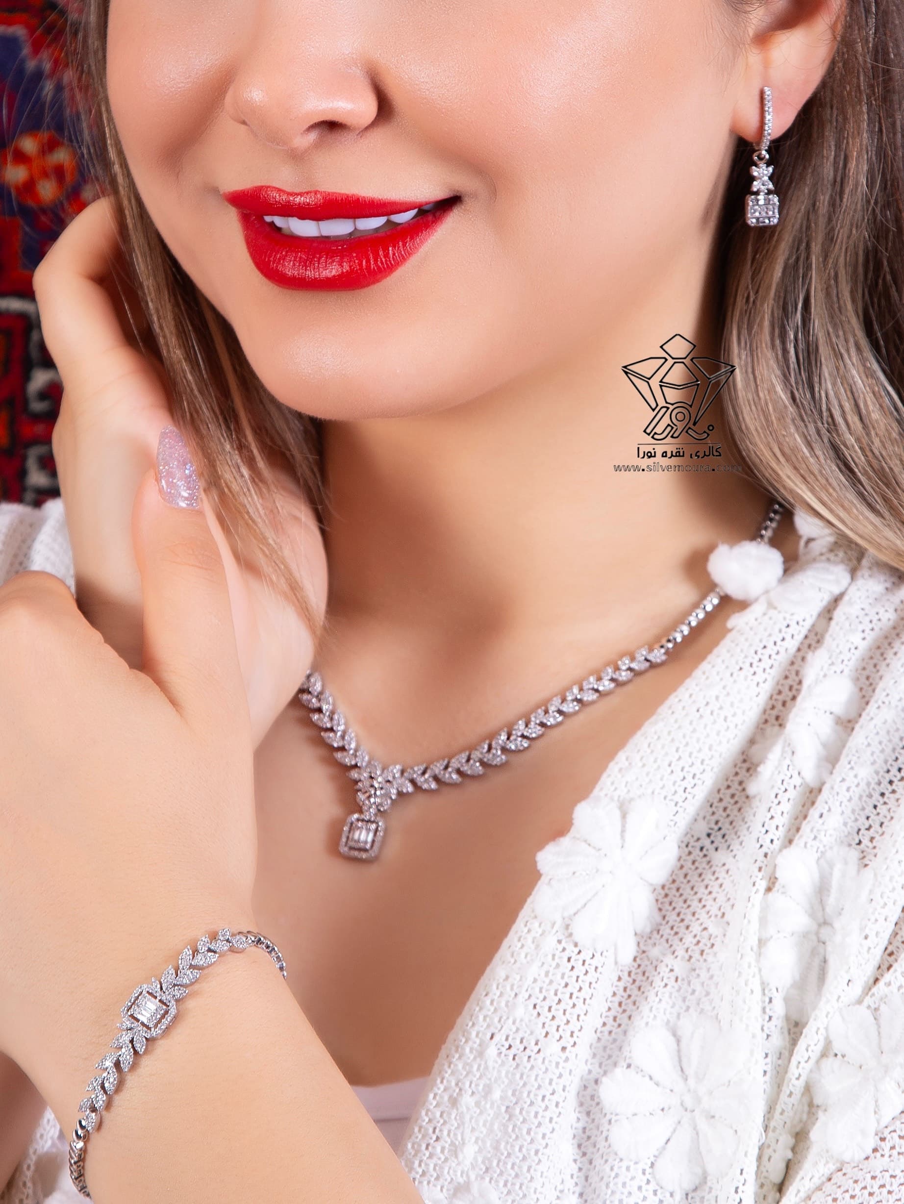 سرویس جواهر عروس نقره