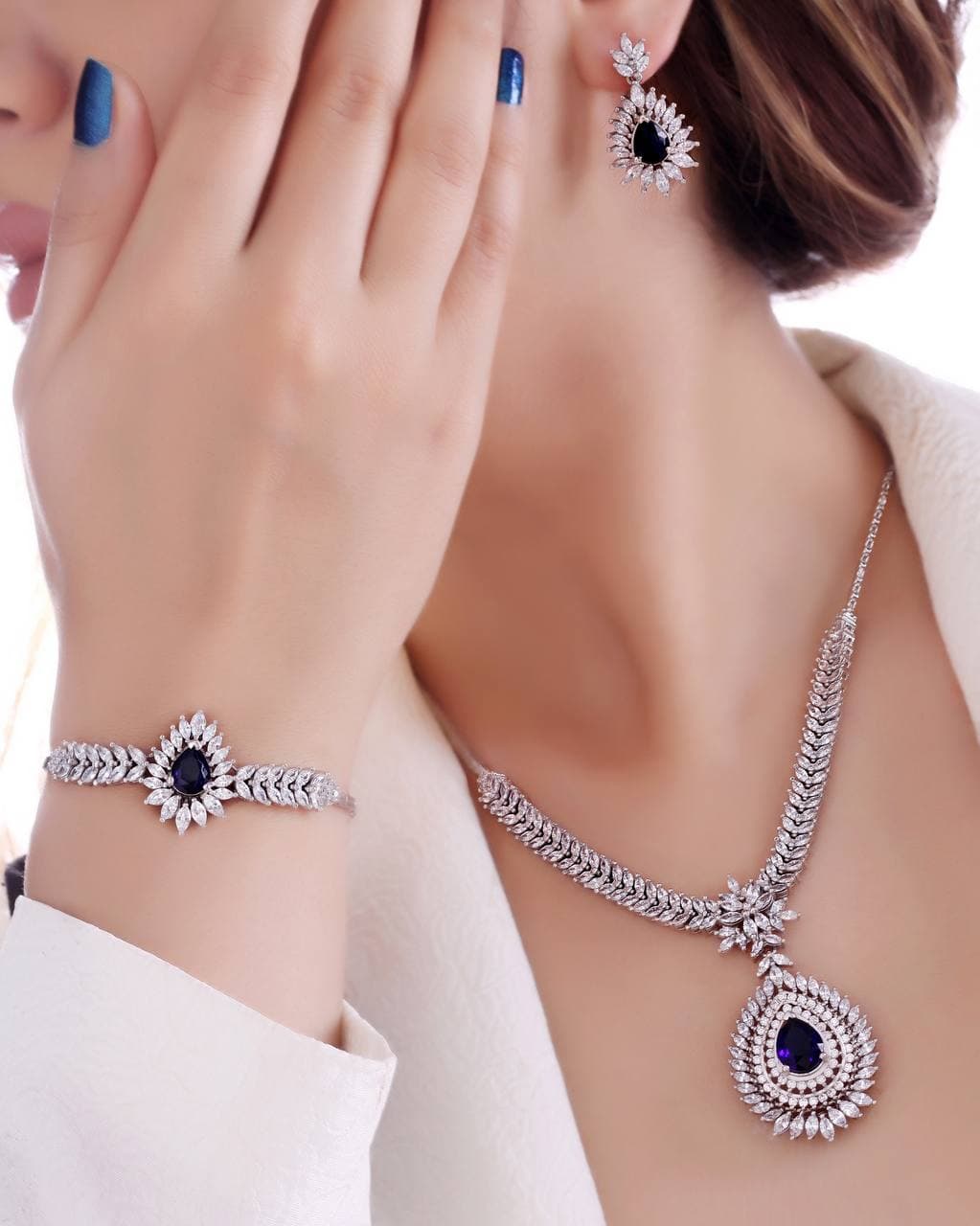 سرویس جواهری یاقوت کبود
