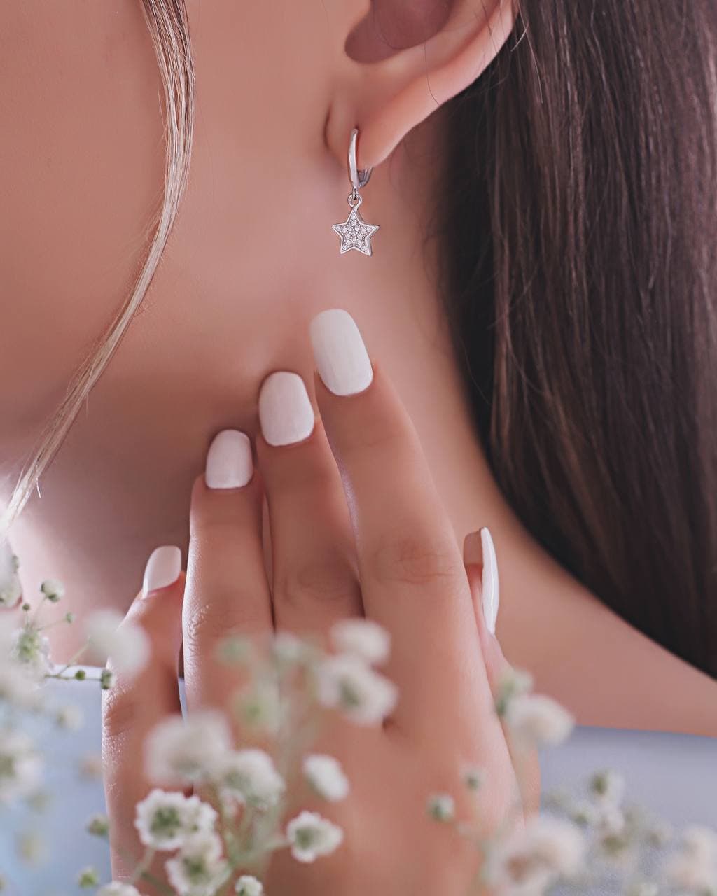 گوشواره حلقه‌ای نقره